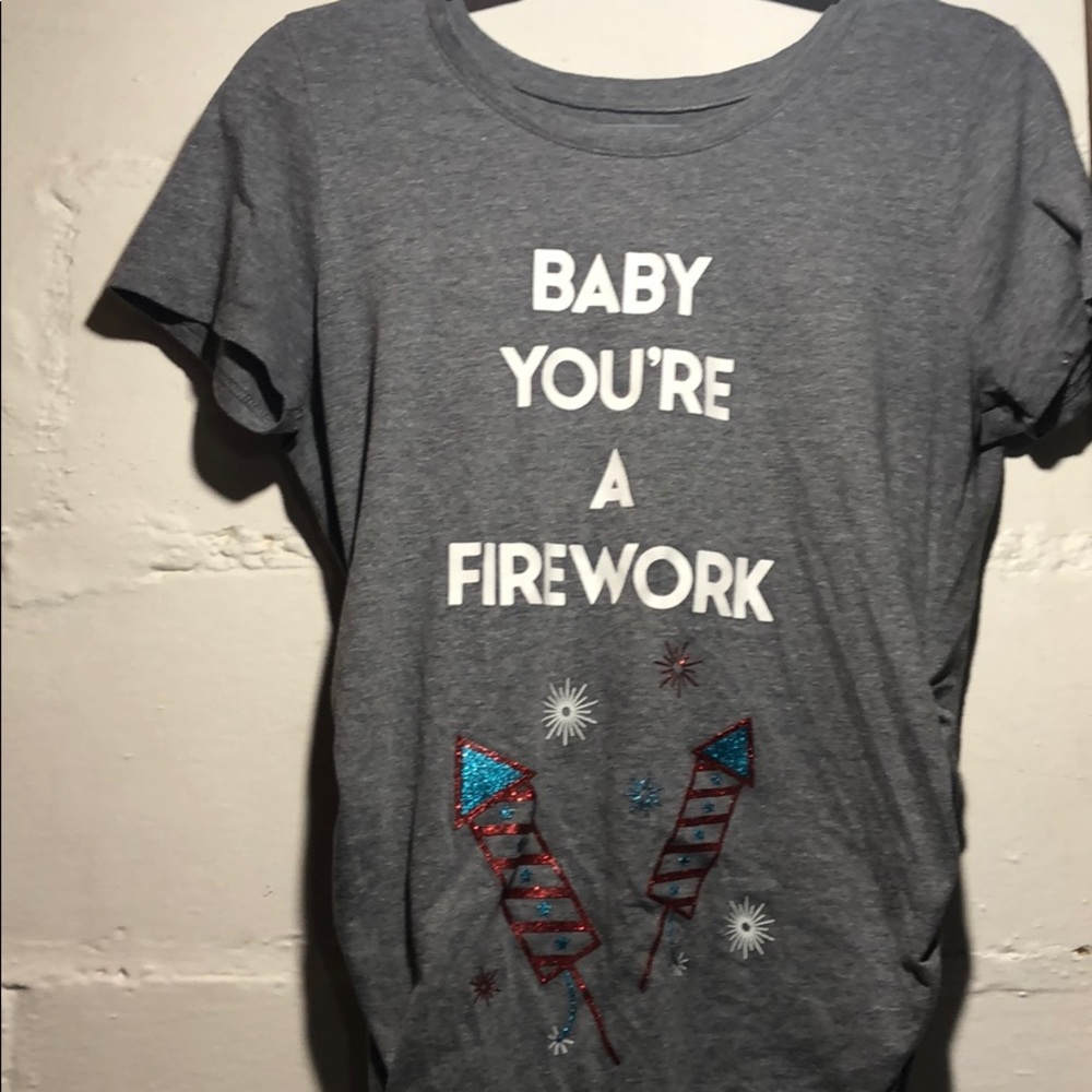Maternity 4th of July tshirt